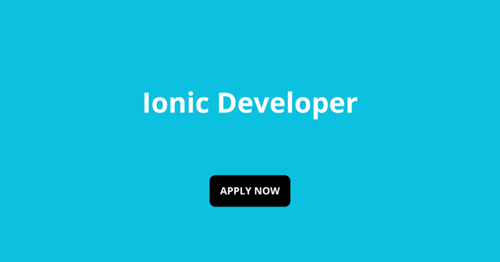 Ionic Developer