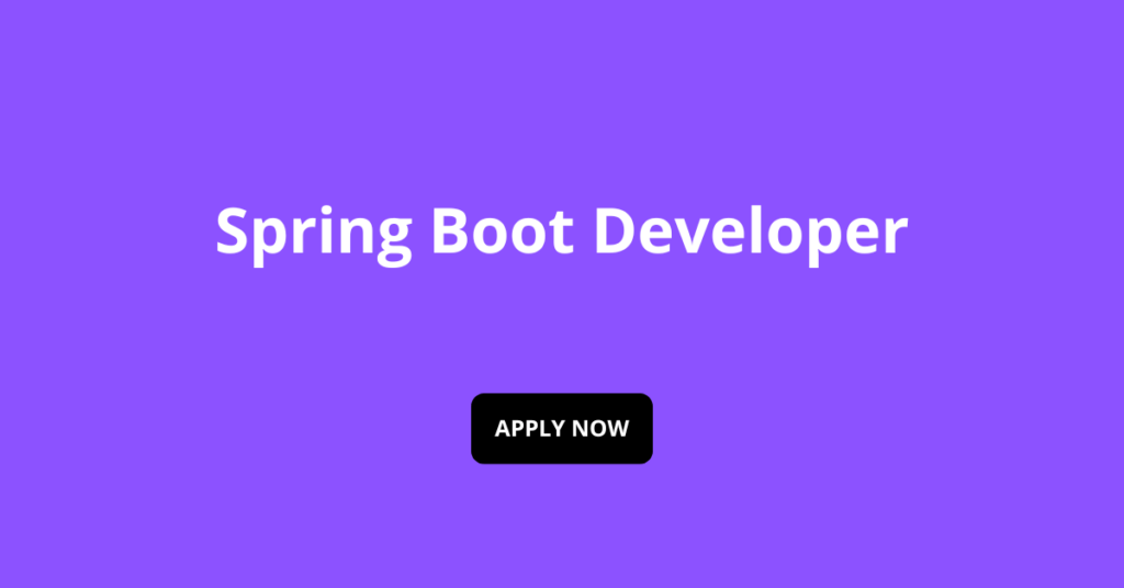 Spring Boot Developer